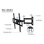 Mount-It! Full-Motion TV Wall Mount Arm for 37" to 70" TVs (MI-3991L)~#|#~sp4770484_sc7