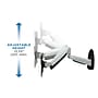 Mount-It! Height Adjustable TV Wall Mount Bracket with Full Motion Gas Spring Arm for 28" to 47" TVs (MI-442)~#|#~sp4770497_sc7