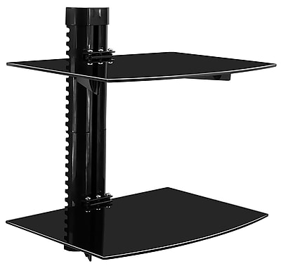 Mount-It! Floating Wall Mounted Shelf Bracket Stand, Black (MI-892) Simolary simolary.com