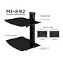 Mount-It! Floating Wall Mounted Shelf Bracket Stand, Black (MI-892)~#|#~sp4770590_sc7