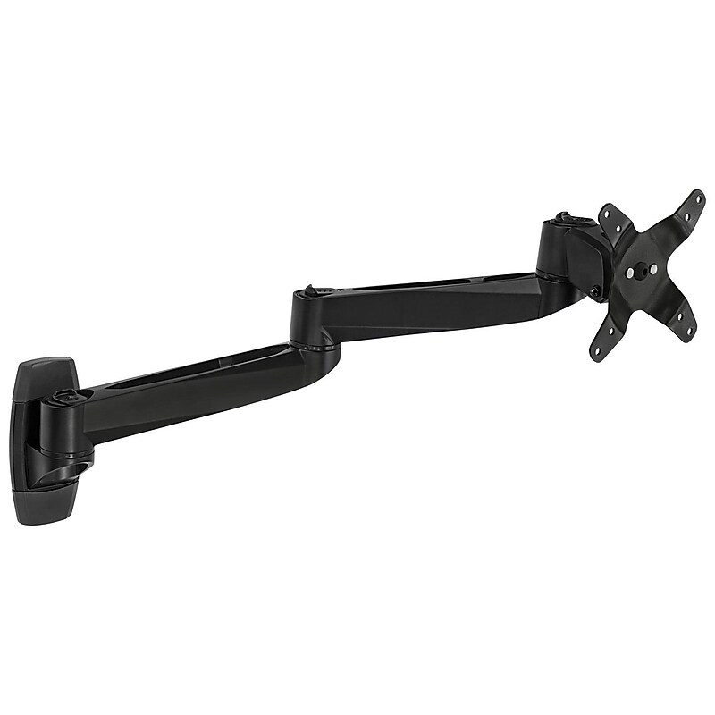 Mount-It! Modular Mount Adjustable Monitor Stand, Up to 27" Monitor, Black (MI-33114-BLK) image 1