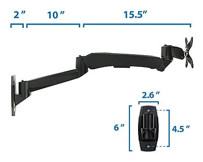 Mount-It! Monitor Wall Mount - Thumbnail 5