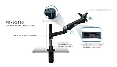 Mount-It! Monitor Mount - Thumbnail 3