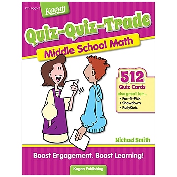 ISBN 9781933445526 product image for Quiz-Quiz-Trade Middle School Math Level II by Michael Smith, Paperback (9781933 | upcitemdb.com