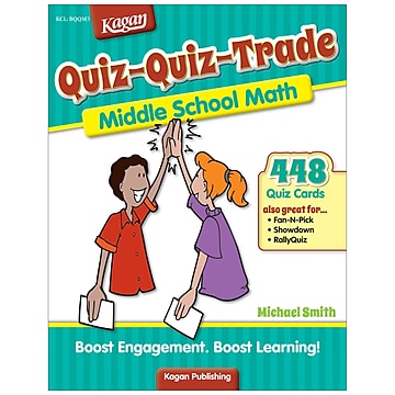 ISBN 9781933445533 product image for Quiz-Quiz-Trade Middle School Math Level III by Michael Smith, Paperback (978193 | upcitemdb.com