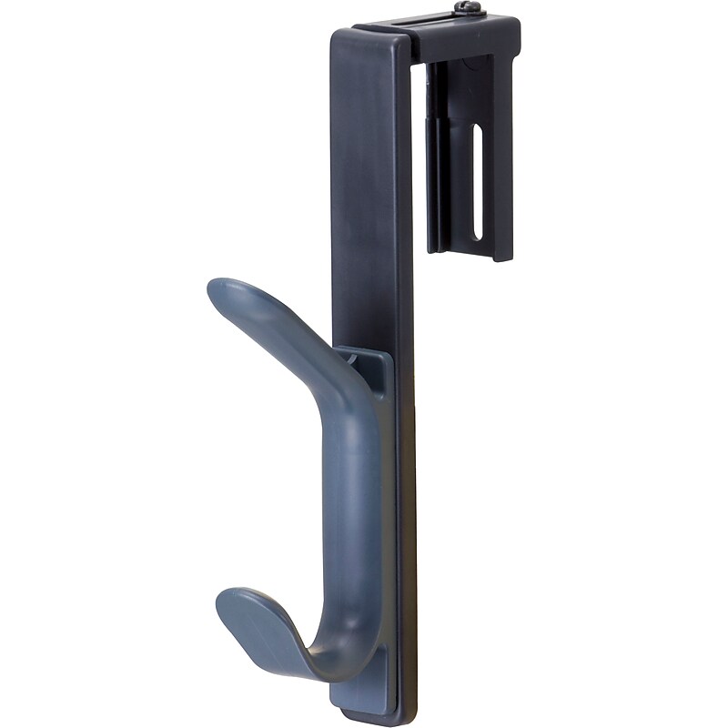 Officemate Plastic Coat Hook For Cubicle, Charcoal Gray (OIC22005) image 1