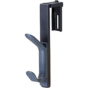 Officemate Plastic Coat Hook For Cubicle, Charcoal Gray (OIC22005)