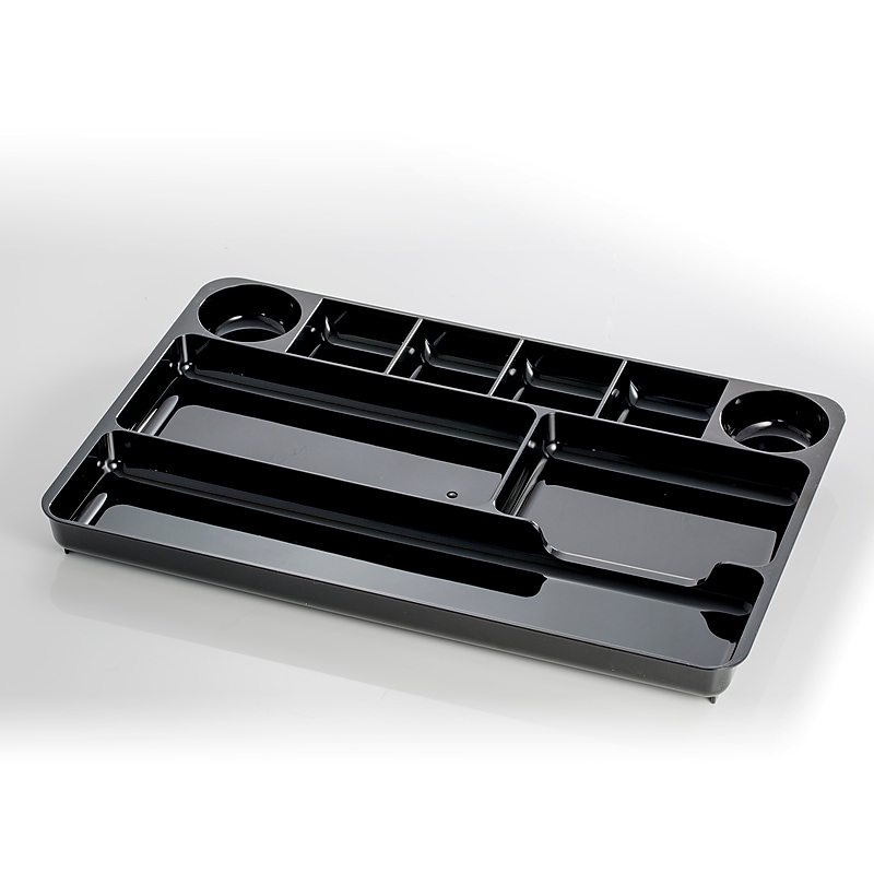 Officemate Recycled Plastic Drawer Organizer, Black (OIC26032) image 1