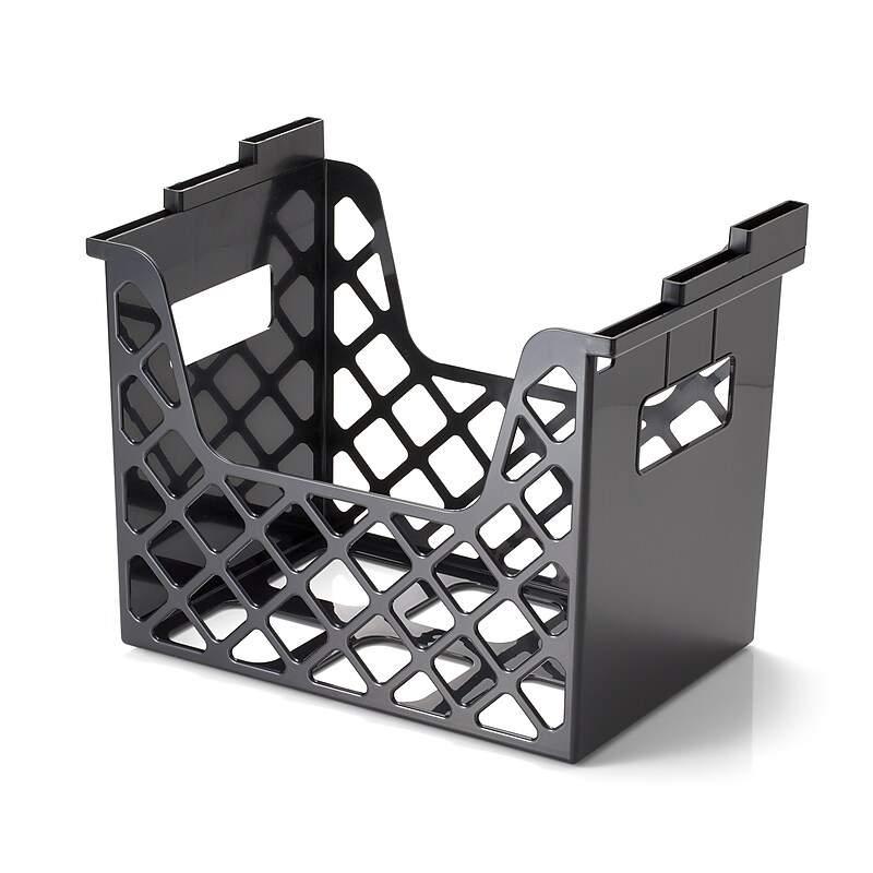 Officemate Recycled Plastic Desktop File Organizer, Black (OIC26162) image 1