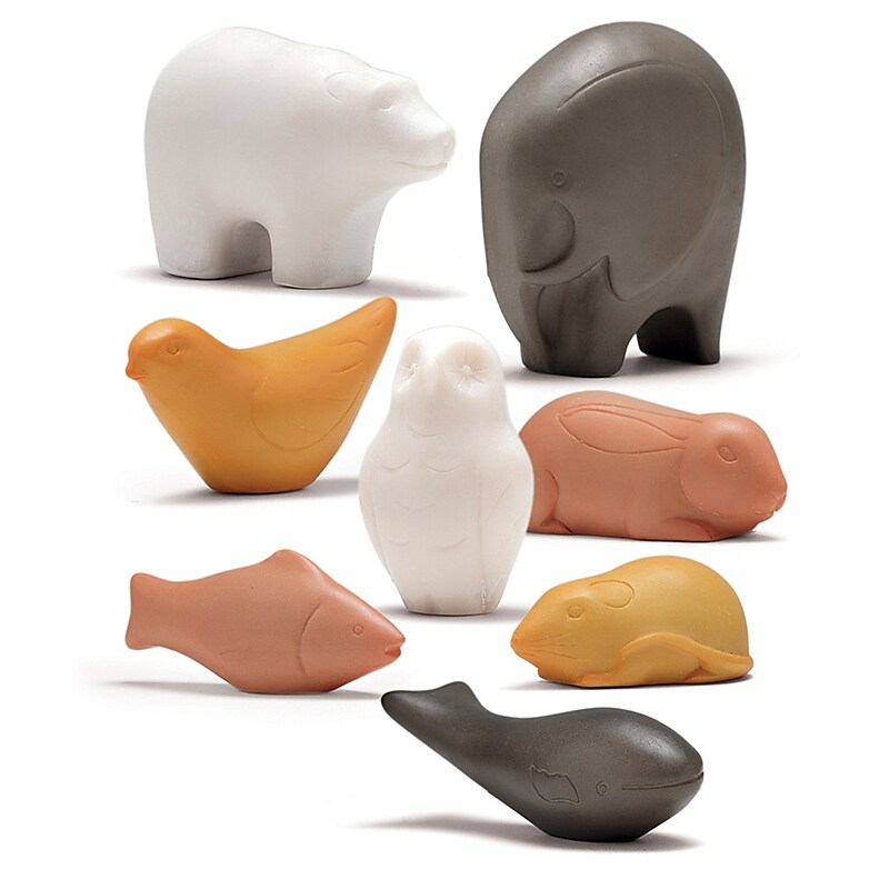Yellow Door Sensory Play Animal Stones, Pack of 8 (YUS1067) image 1