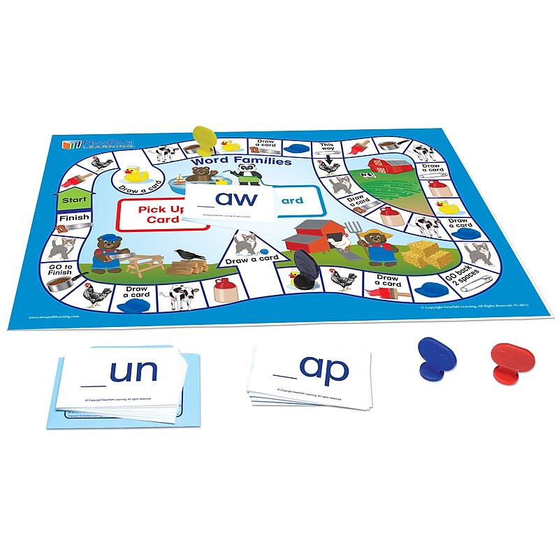 New Path Learning Language Readiness Learning Center Games Word Families (NP-220028) image 1