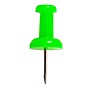JAM Paper Push Pins, Lime Green, 2 Packs of 100 (522416893A)~#|#~sp4797893_sc7