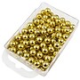 JAM Paper Colored Map Tacks, Gold, 2 Packs of 100 (22432213A)~#|#~sp4798100_sc7