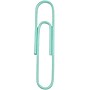 JAM Paper Jumbo Paper Clips, 2" Capacity, Teal, 75 Clips/Pack, 2/Pack (21832065a)~#|#~sp4798222_sc7