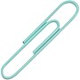JAM Paper Jumbo Paper Clips, Teal, 3 Packs of 75 (21832065B)~#|#~sp4798223_sc7