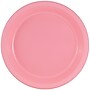 JAM Paper 9"Plastic Plates, Baby Pink, 200/Box (9255320671b)~#|#~sp4798636_sc7