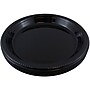 JAM Paper 7" Plastic Plates, Black, 200 Plates/Box (7255320672B)~#|#~sp4798660_sc7