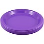 JAM Paper 9" Plastic Plates, Purple, 200 Plates/Box (9255320689B)~#|#~sp4798699_sc7