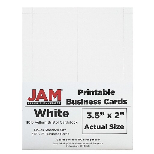JAM Paper Vellum Bristol Legal Card Stock Legal Paper Size 110 Lb