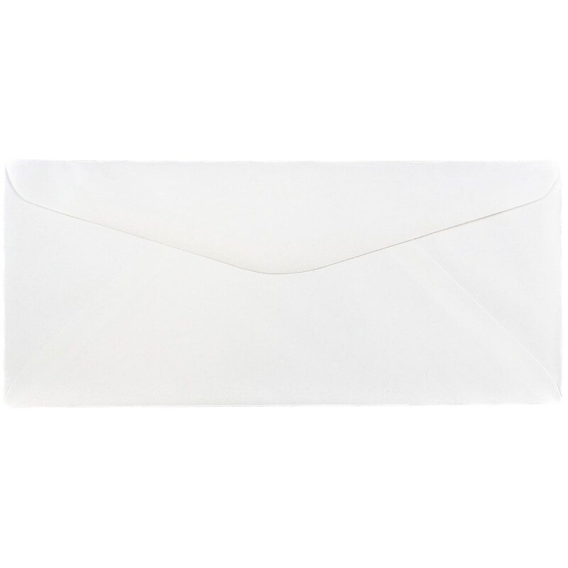 JAM Paper #14 Business Envelope, 5" x 11 1/2", White, 250/Box (53273C) image 1