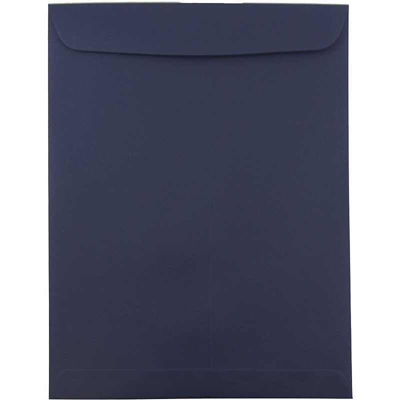 JAM Paper 10 x 13 Open End Catalog Envelopes, Navy Blue, 50/Pack (12828427i) image 1