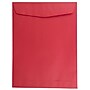 JAM Paper 9 x 12 Open End Catalog Colored Envelopes, Red Recycled, 25/Pack (80329a)~#|#~sp4800543_sc7