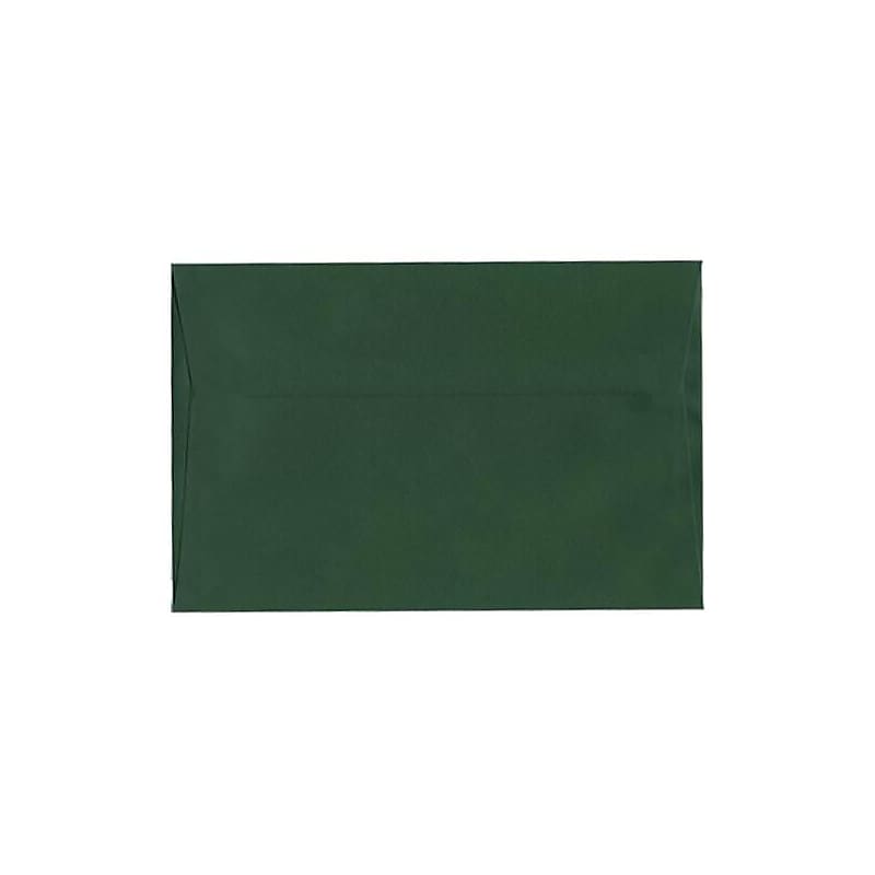 JAM Paper A9 Invitation Envelopes, 5.75 x 8.75, Dark Green, Bulk 250/Box (157459h) image 1