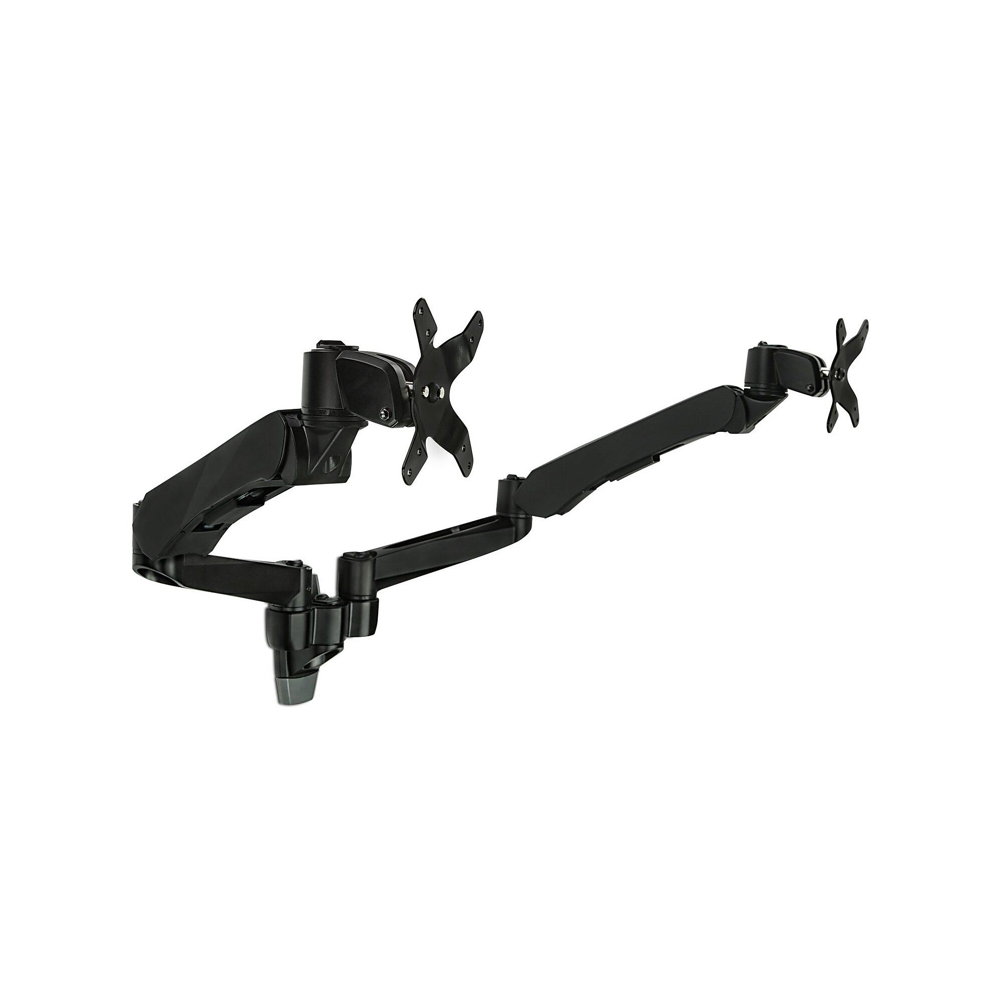 Mount-It! Modular Monitor Mounts Adjustable Dual Wall Mount with Gas Spring Arms, Up to 30″ Monitor, Black (MI-45114-BLK) Sansujyuku sansujyuku.com