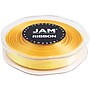 JAM Paper Double Faced Satin Ribbon, Yellow (803SAye25)~#|#~sp4808444_sc7