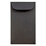 JAM Paper #3 Coin Business Envelopes, 2.5 x 4.25, Black, 50/Pack (356730544i)~#|#~sp4808490_sc7