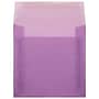 JAM Paper 6.5 x 6.5 Square Translucent Vellum Invitation Envelopes, Lilac Purple, 25/Pack (241332378)~#|#~sp4808511_sc7