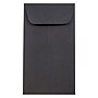 JAM Paper #6 Coin Business Envelopes, 3.375 x 6, Black, 50/Pack (356730564i)~#|#~sp4808513_sc7