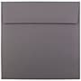JAM Paper 6.5 x 6.5 Square Invitation Envelopes, Dark Grey, Bulk 1000/Carton (263917200b)~#|#~sp4808525_sc7