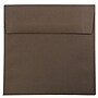 JAM Paper 6.5 x 6.5 Square Invitation Envelopes, Chocolate Brown Recycled, 25/Pack (227912746)~#|#~sp4808527_sc7