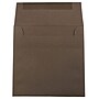 JAM Paper 6.5 x 6.5 Square Invitation Envelopes, Chocolate Brown Recycled, 25/Pack (227912746)~#|#~sp4808528_sc7