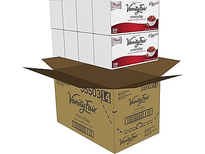 GTIN 042000355087 product image for Vanity Fair Everyday Luncheon Napkins, 2-Ply, White, 2400/Carton (35503/14CT) | upcitemdb.com