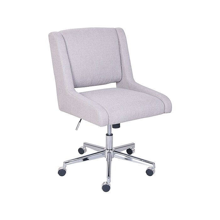 Thomasville Lynx Fabric Computer and Desk Chair, Oatmeal (46436