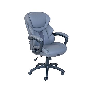 Dormeo Espo Octaspring Bonded Leather Managers Office Chair, Gray (47055)