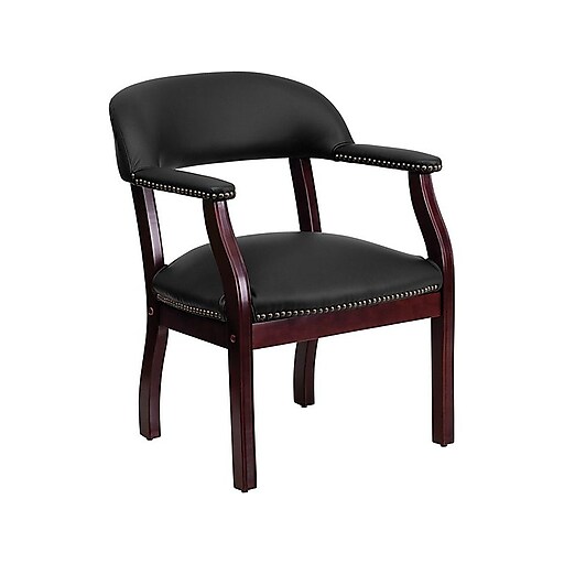 Flash Furniture Leather Conference Chair Black Bz105lfbklea