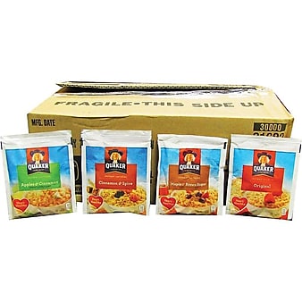Quaker Variety Oatmeal, 1.51 oz., 64/Carton (QUA31682)