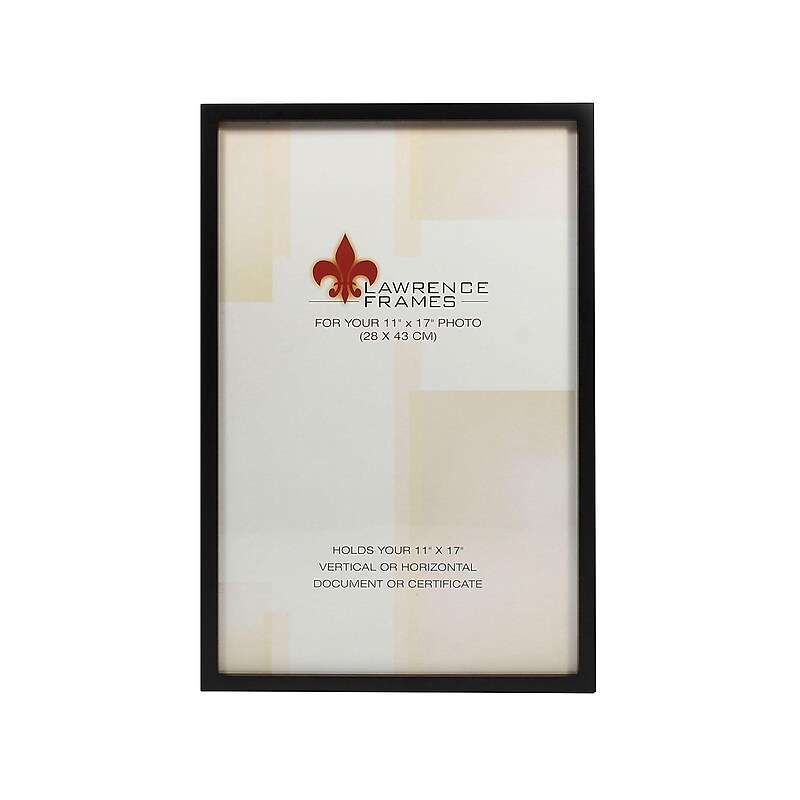 Lawrence Frames Wood Picture Frame, Black (755517) image 1