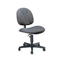 Global Lumbar Support Fabric Task Chair (Gray)