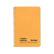 Oxford 1-Subject Notebook, 5" x 8", Narrow Ruled, 80 Sheets, Kraft (OXF 25-401R)