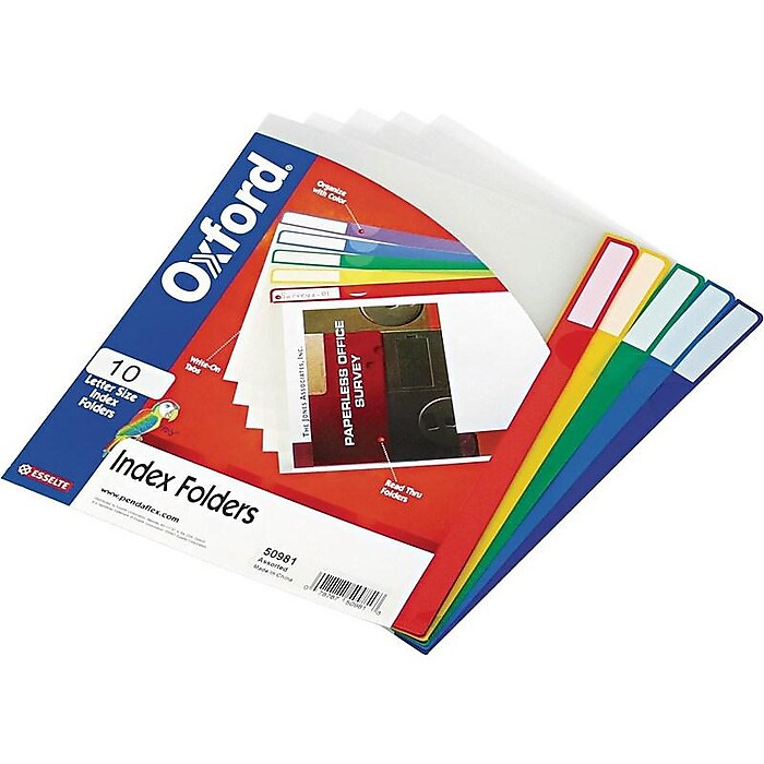 Pendaflex File Folder Folders, 2/5-Cut Tab, Left Position