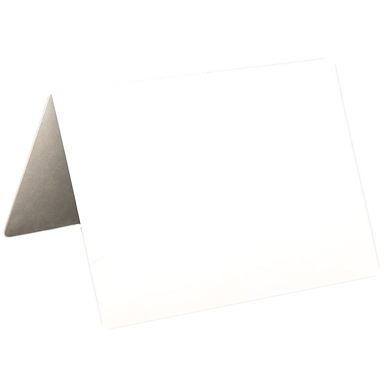 JAM Paper® Blank Foldover Cards, 4Bar A1 Size, 3 1/2 x 4 7/8, White, 25/Pack (309882f) image 1