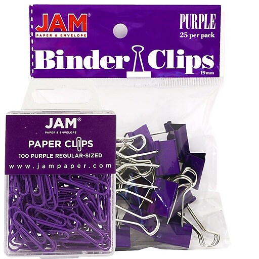 Shop Staples for JAM Paper® Office Desk Supplies Bundle, Purple, Paper