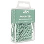 JAM Paper Paper Clips, 1" Capacity, Teal, 100 Clips/Pack, 2/Pack (21832064a)~#|#~sp4813720_sc7