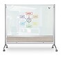 Balt D.O.C. Glass Room Divider, Silver Aluminum Frame, 58" x 69.6" (8201G-8201)~#|#~sp48138769_sc7