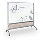 Balt D.O.C. Glass Room Divider, Silver Aluminum Frame, 58" x 69.6" (8201G-8201)~#|#~sp48140421_sc7
