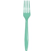 Touch of Color Fresh Mint Green Plastic Forks, 72 Count (DTC318869FRK)